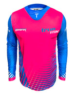 Load image into Gallery viewer, 2021 TrueMX Transfer Jersey - PINK/BLUE [CLOSEOUT]
