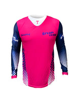 Load image into Gallery viewer, 2022 TrueMX Transfer Jersey - PINK/NAVY - [CLOSEOUT]
