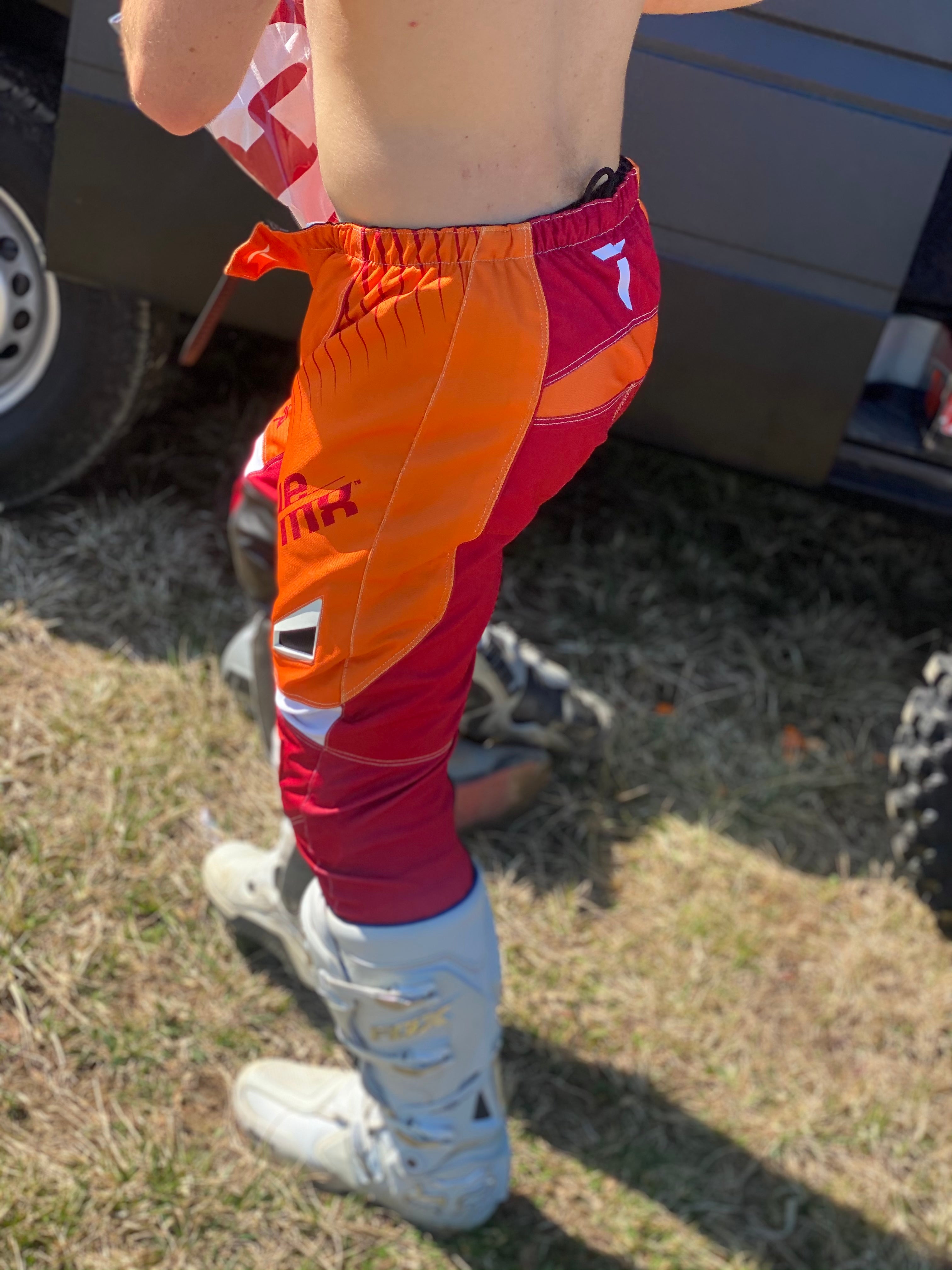 2022 TrueMX Transfer Pant - ORANGE/RED - [CLOSEOUT]