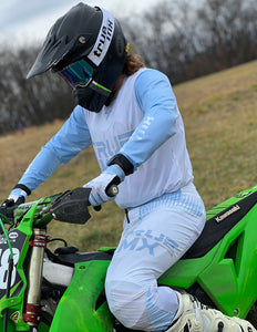 2023 TrueMX TRILOGY Pant - WHITE / BLUE