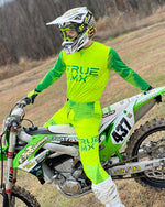 Load image into Gallery viewer, 2023 TrueMX TRILOGY Jersey - FLO / GREEN

