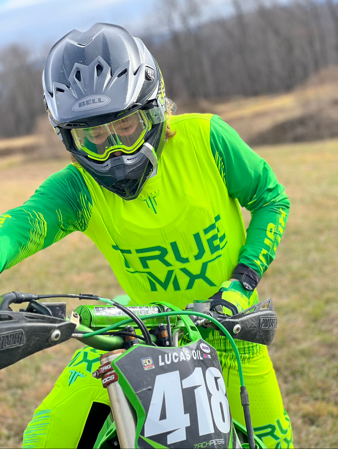 2024 TrueMX TRILOGY Jersey - FLO / GREEN