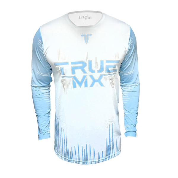 2023 TrueMX TRILOGY Jersey - WHITE / BLUE