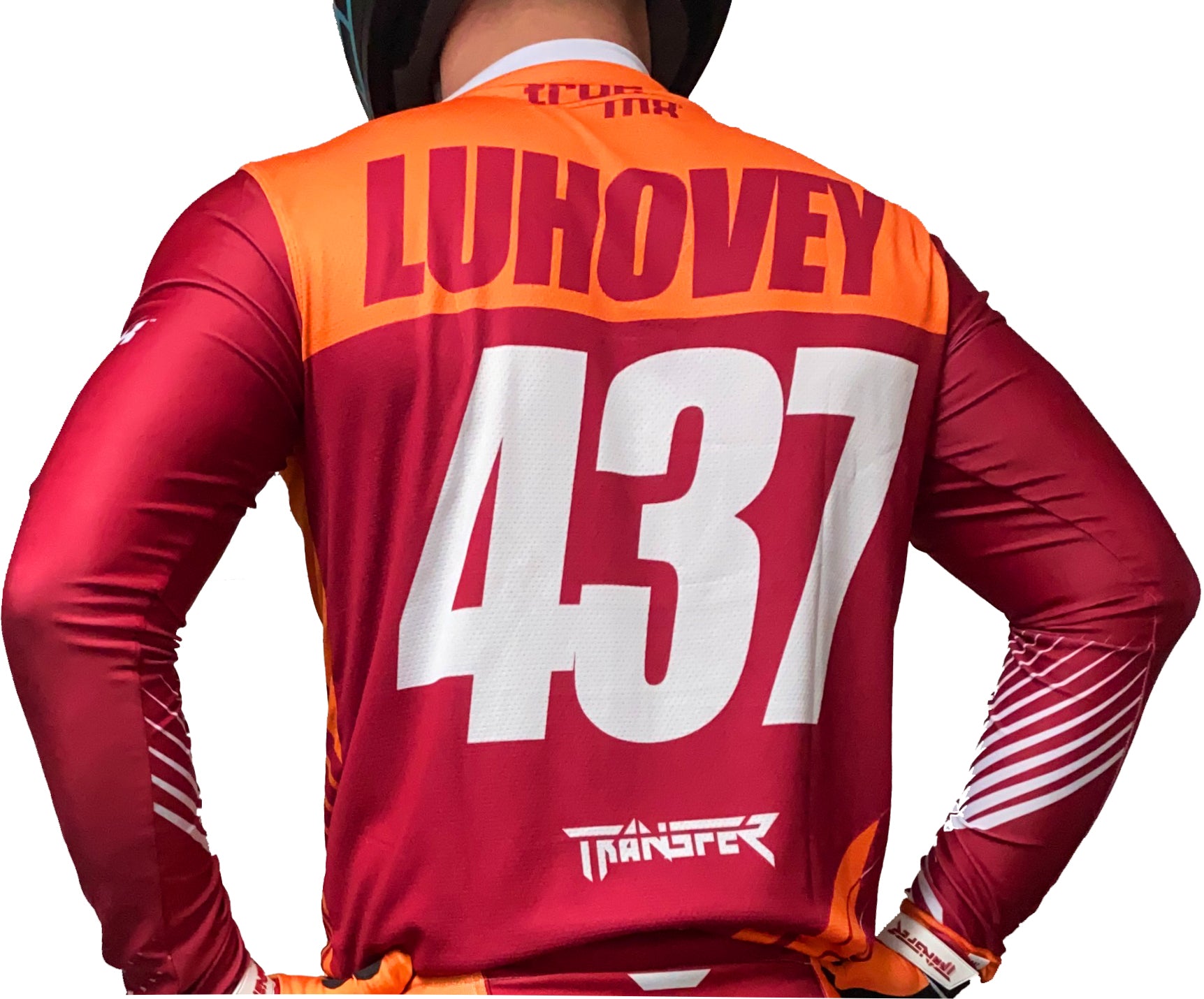 2022 TrueMX Transfer Jersey - ORANGE/RED - [CLOSEOUT]